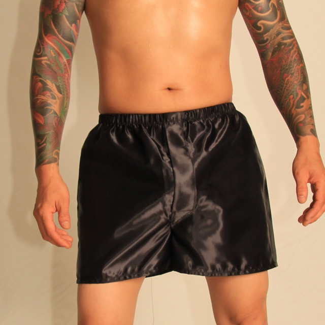 Polyester Satin Boxer Shorts