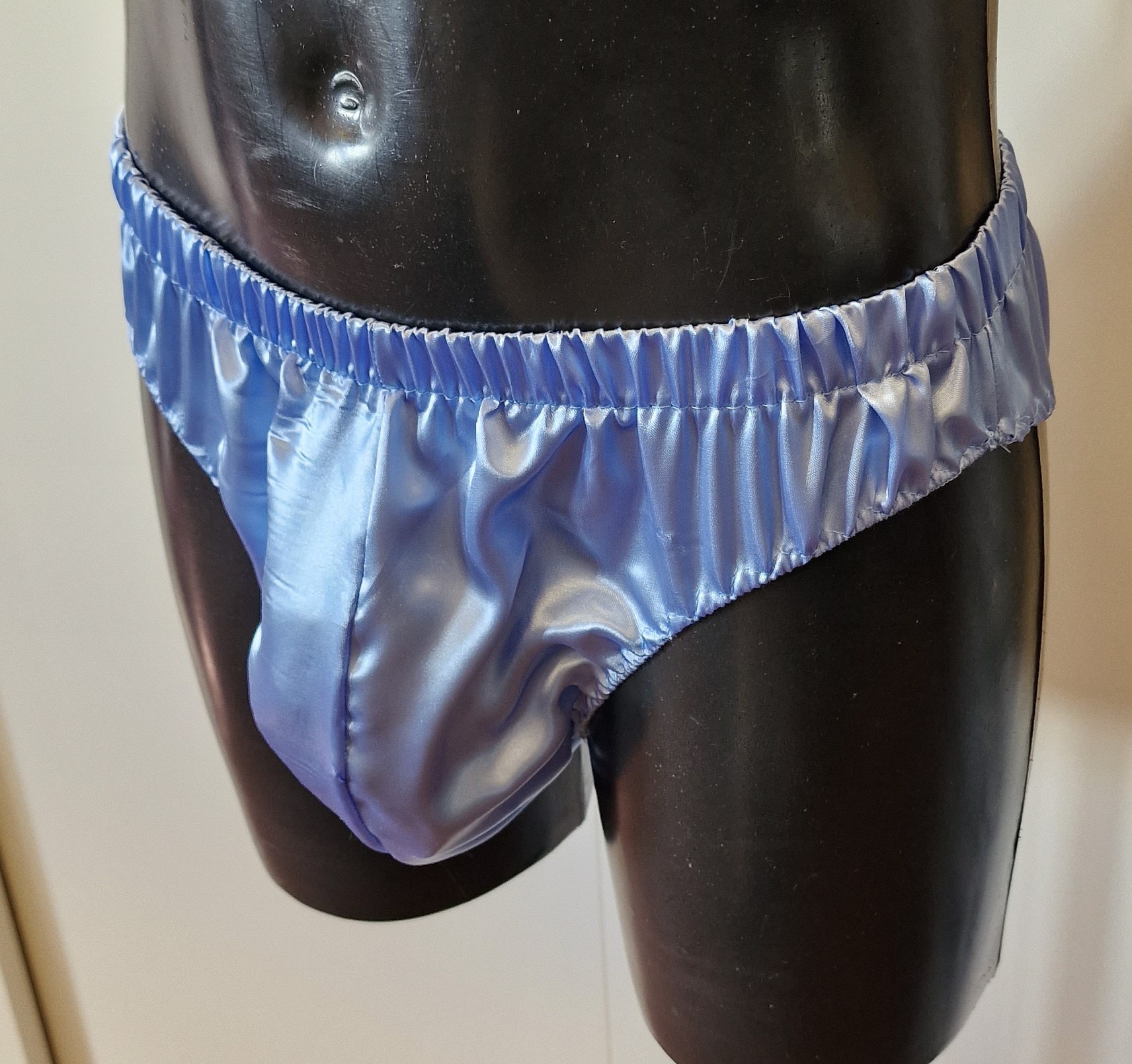 Liquid Satin (polyester) High Cut Brief - Small to 4XL - Choose your Colour